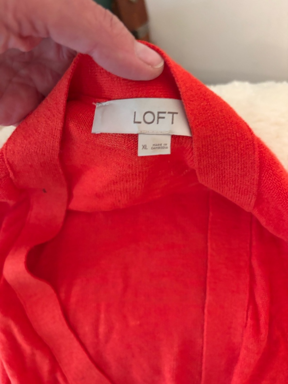 3 LOFT Cardigans: vibrant red, electric blue & kelly green Lightweight Cardigans - Picture 2 of 5